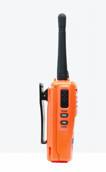 GME TX6165XO 5/1 Watt IP67 UHF CB Handheld Radio - Blaze Orange