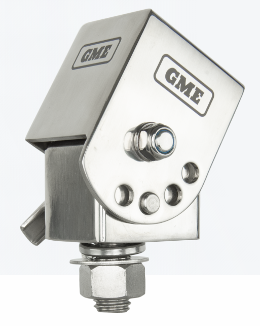 GME MB042 Fold-Down Antenna Mounting Bracket - Stainless Steel