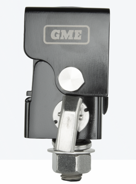 GME MB042B Fold-Down Antenna Mounting Bracket - Black