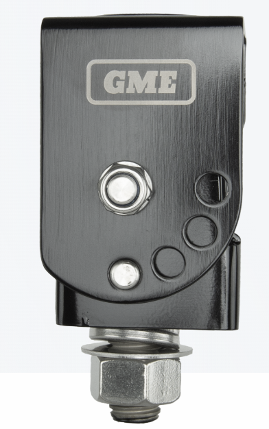 GME MB042B Fold-Down Antenna Mounting Bracket - Black