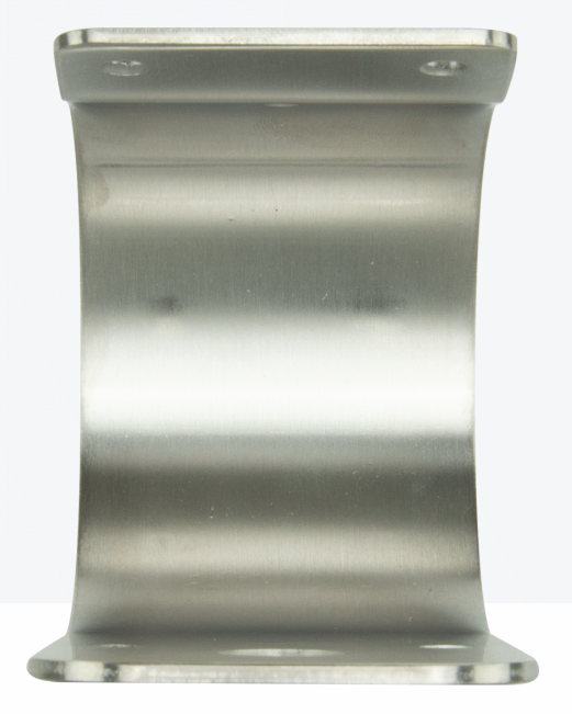 GME MB105SS 76mm Wrap-Around Bullbar Bracket - Stainless Steel
