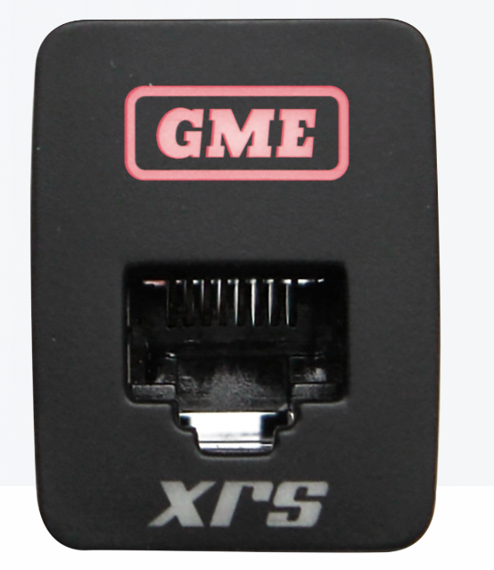 GME XRS-RJ45R8 RJ45 Pass-Through Adaptor - Type 8 (Red)