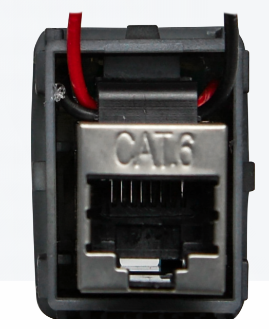 GME XRS-RJ45R8 RJ45 Pass-Through Adaptor - Type 8 (Red)