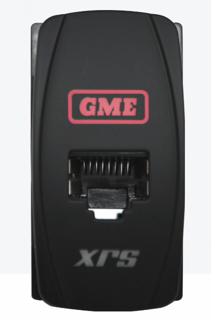 GME XRS-RJ45R6 RJ45 Pass-Through Adaptor - Type 6 (Red)