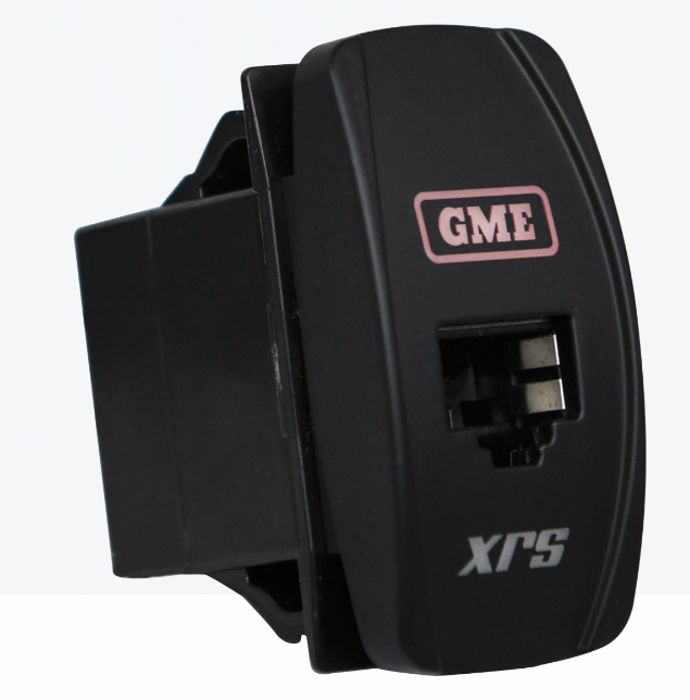 GME XRS-RJ45R6 RJ45 Pass-Through Adaptor - Type 6 (Red)
