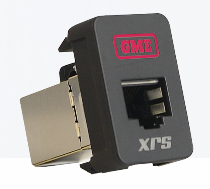 GME XRS-RJ45R9 RJ45 Pass-Through Adaptor - Type 9 (Red)