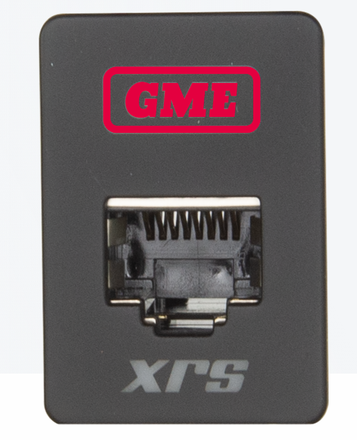 GME XRS-RJ45R1 RJ45 Pass-Through Adaptor - Type 1 (Red)