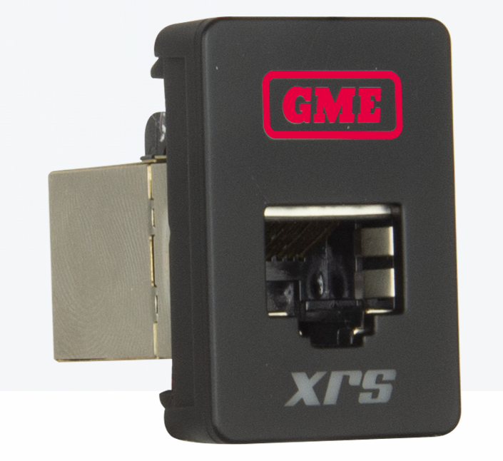 GME XRS-RJ45R1 RJ45 Pass-Through Adaptor - Type 1 (Red)