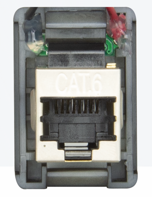 GME XRS-RJ45R1 RJ45 Pass-Through Adaptor - Type 1 (Red)