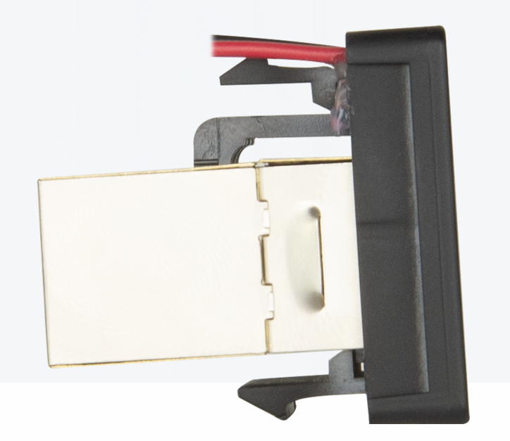 GME XRS-RJ45R1 RJ45 Pass-Through Adaptor - Type 1 (Red)