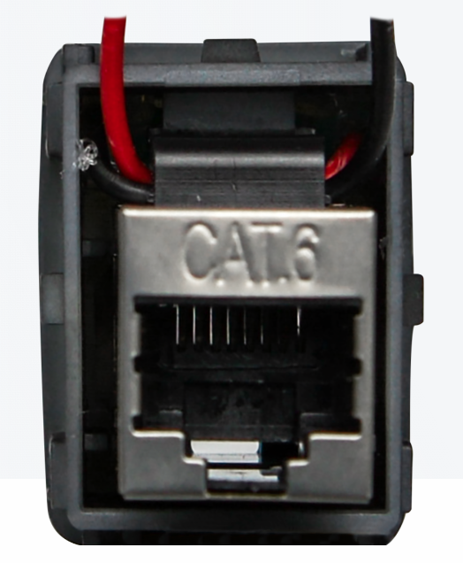 GME XRS-RJ45W8 RJ45 Pass-Through Adaptor - Type 8 (White)