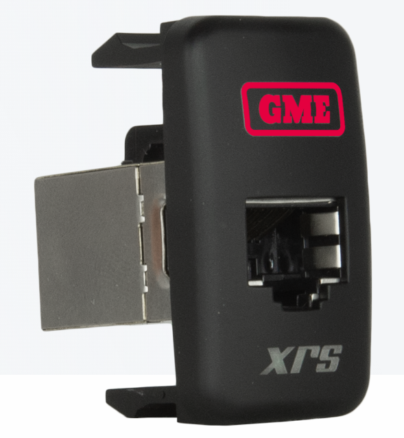 GME XRS-RJ45R2 RJ45 Pass-Through Adaptor - Type 2 (Red)