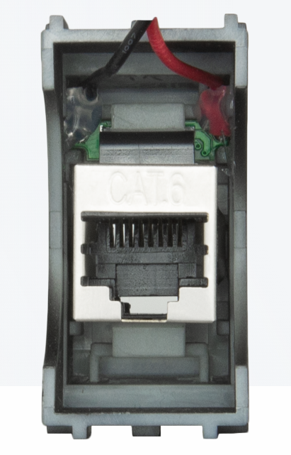 GME XRS-RJ45R3 RJ45 Pass-Through Adaptor - Type 3 (Red)