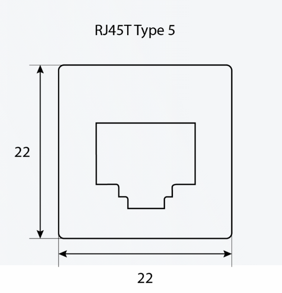GME XRS-RJ45T5 RJ45 Pass-Through Adaptor - Toyota