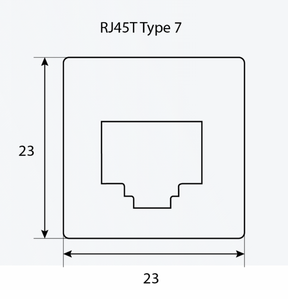 GME XRS-RJ45T7 RJ45 Pass-Through Adaptor - Mazda and Isuzu