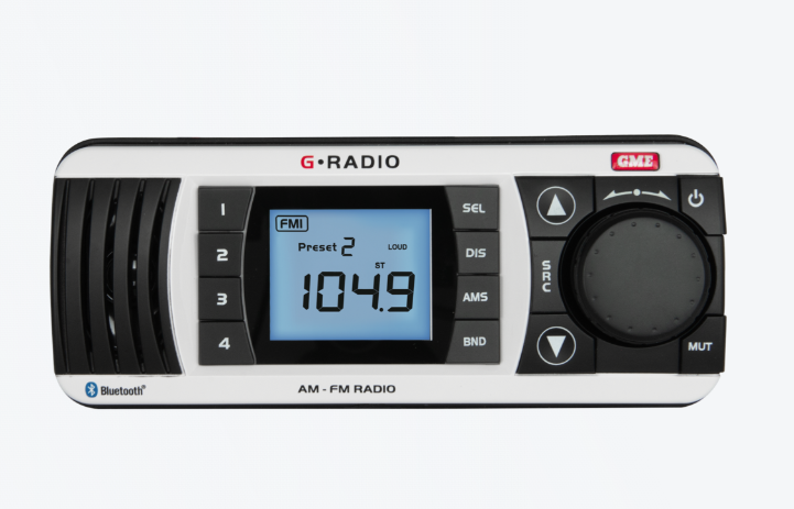 GME GR300BTWEP2 Marine Stereo - AM/FM Marine Radio Entertainment Pack
