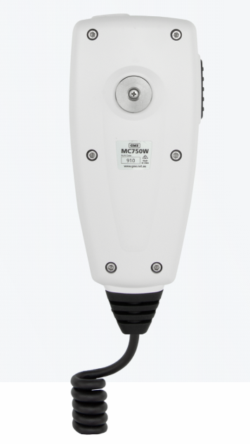 GME GX750W Black Box VHF Marine Radio - White