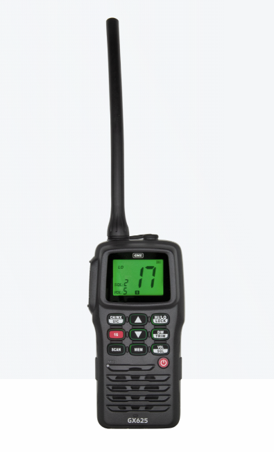 GME GX625 5/1 Watt Handheld VHF Marine Radio