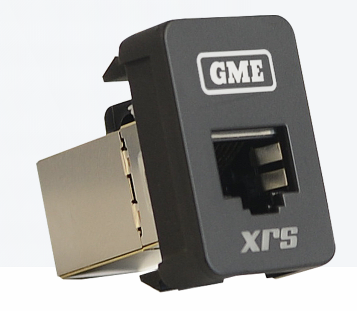 XRS-RJ45W9 RJ45 Pass-Through Adaptor - Type 9 (White)