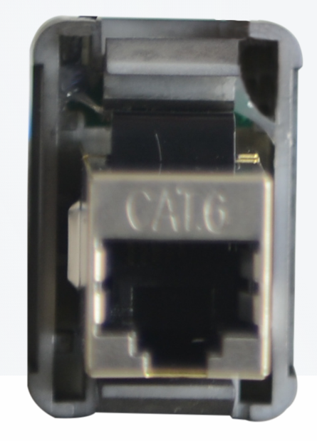 XRS-RJ45W9 RJ45 Pass-Through Adaptor - Type 9 (White)