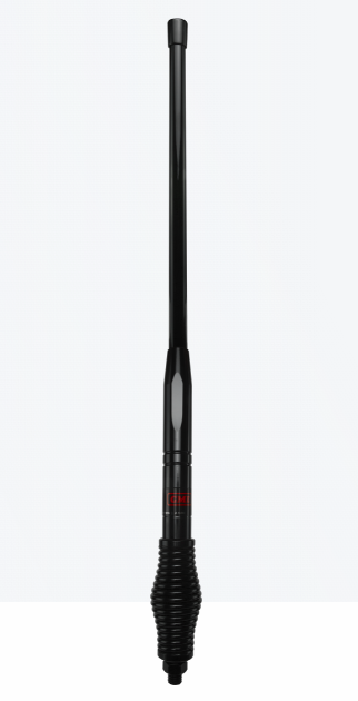 GME AE4707B 595mm Medium Duty Fibreglass Radome Antenna, AS002 Spring (2.1dBi Gain) - Black