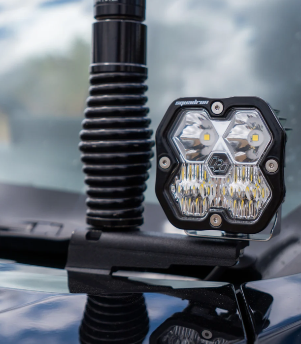 Pirate Camp Co. Bonnet Aerial & Ditch Light Mount Toyota Hilux N90 '25+ (LH)