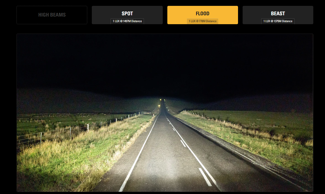 Lightforce BEAST 230 3 MODE LED DRIVING LIGHT Single