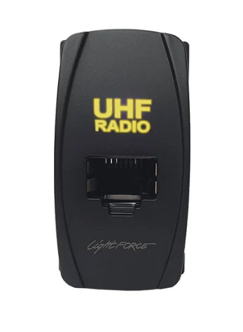LightForce RJ45 Universal Carling Style UHF Passthrough Connector