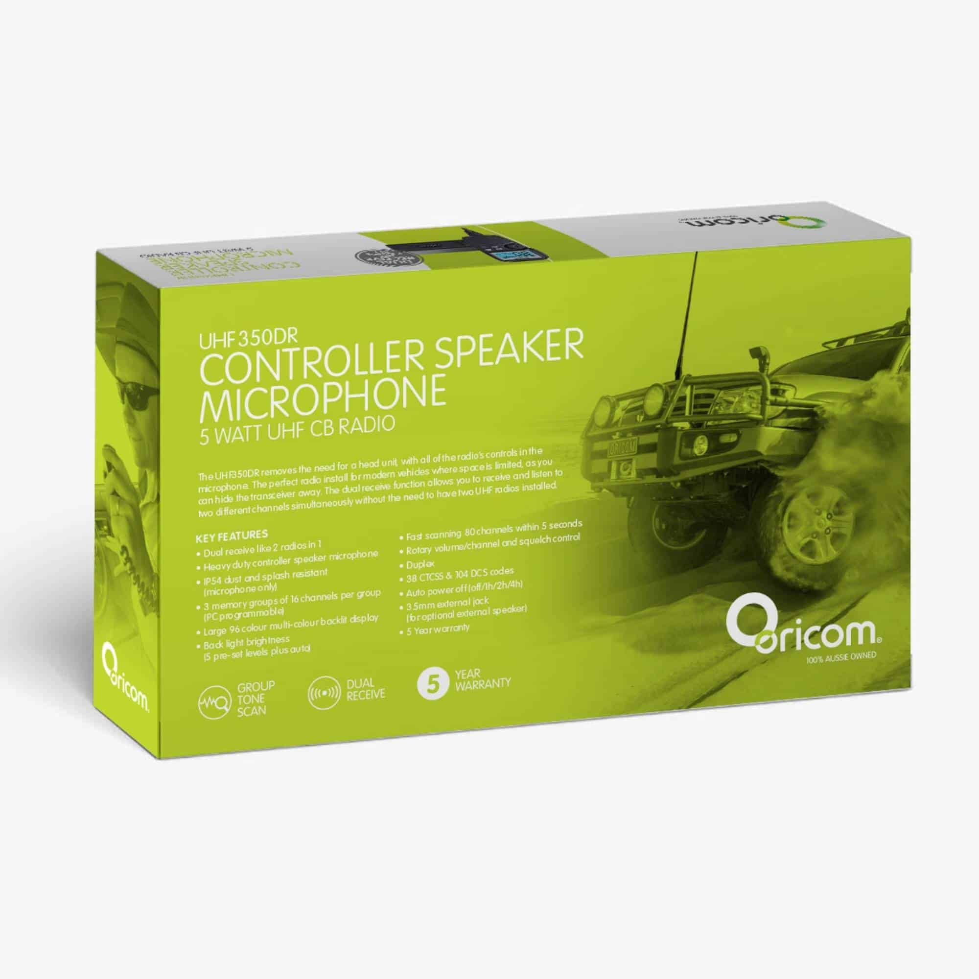 Oricom UHF350DR Dual Receive UHF CB Radio