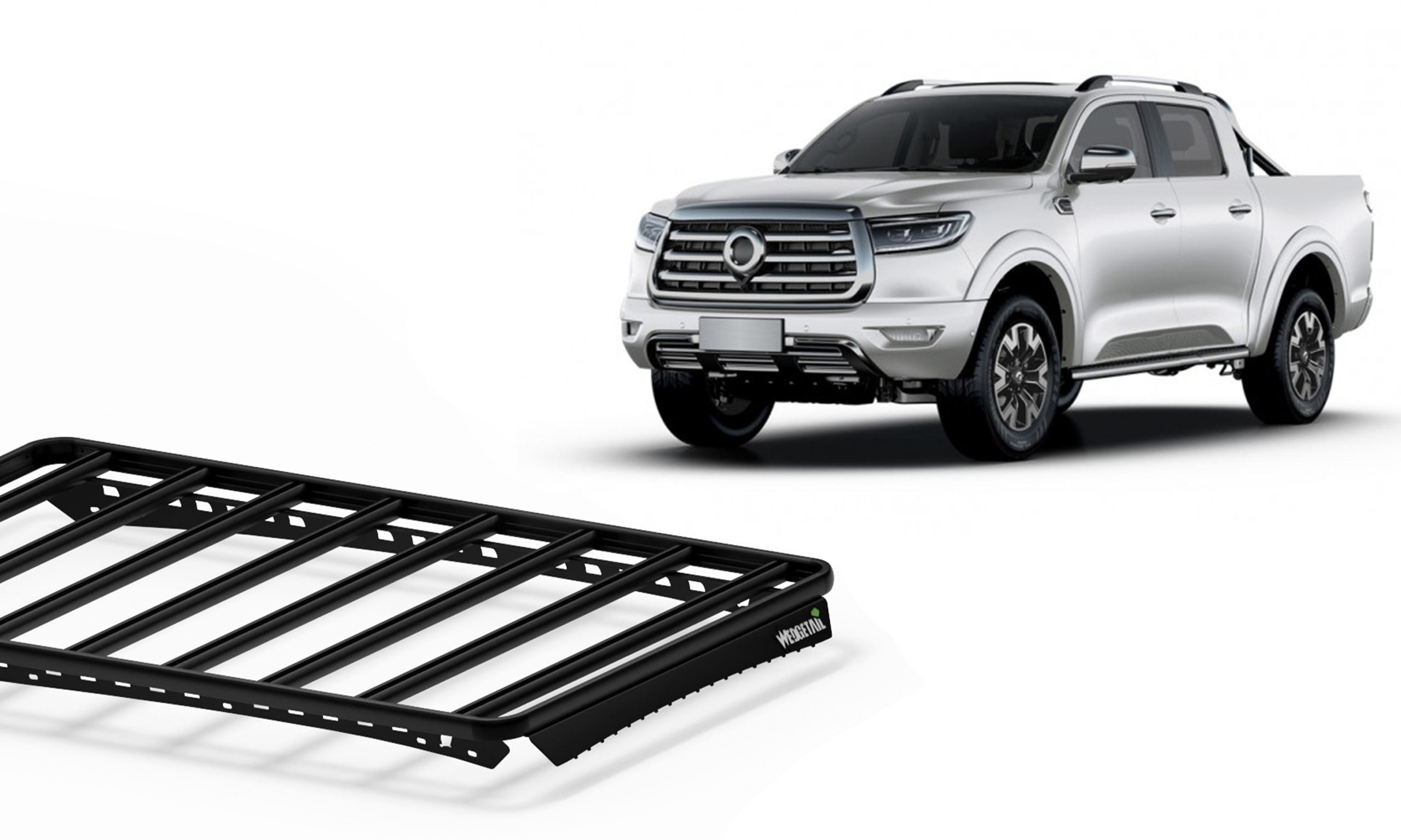 Wedgetail Adventure Platform GWM Cannon Dual Cab with roof rails (2020 – Current)