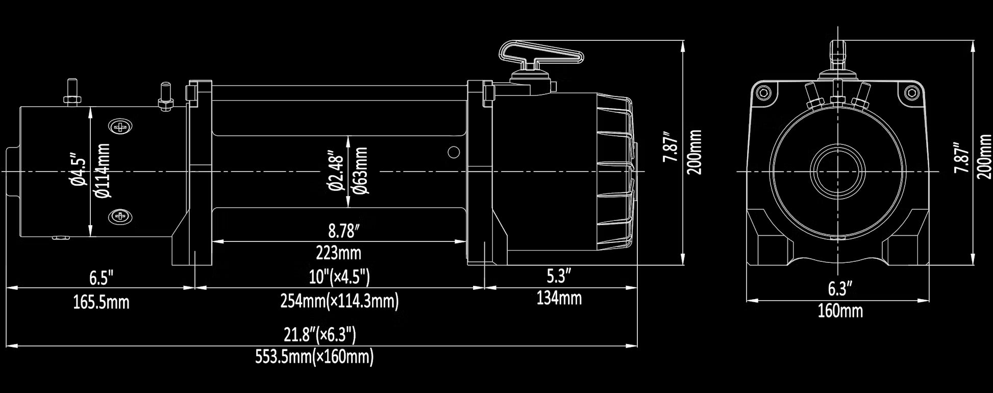 Runva EWV12000 ULTIMATE 12V with Synthetic Rope