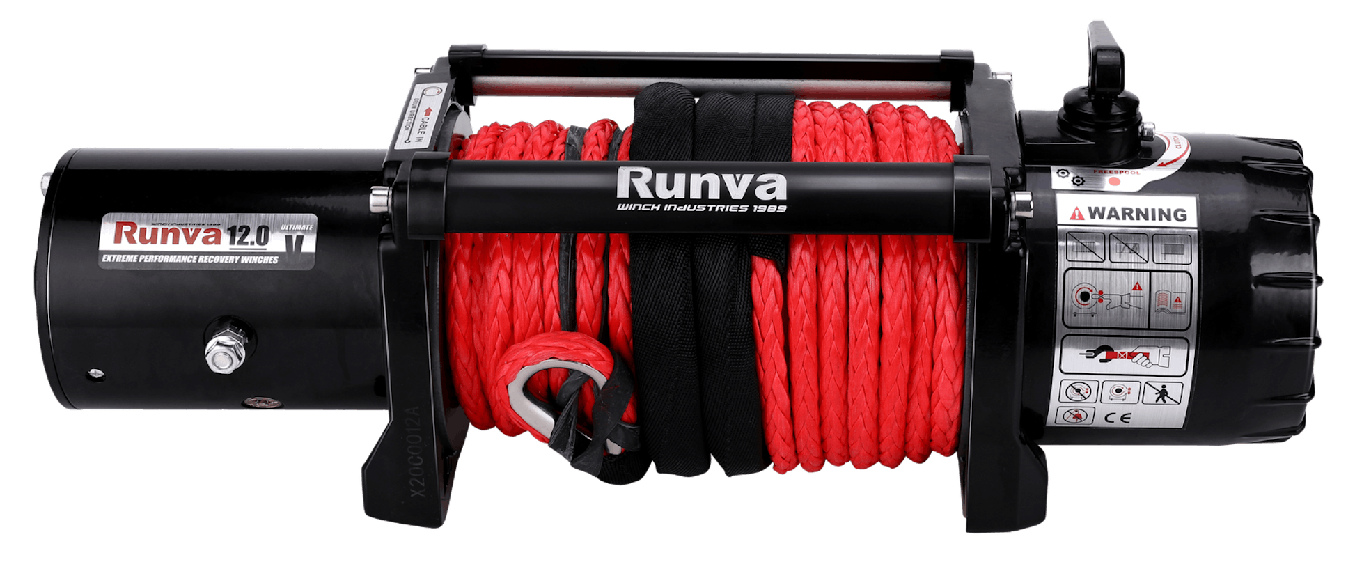 Runva EWV12000 ULTIMATE 12V with Synthetic Rope
