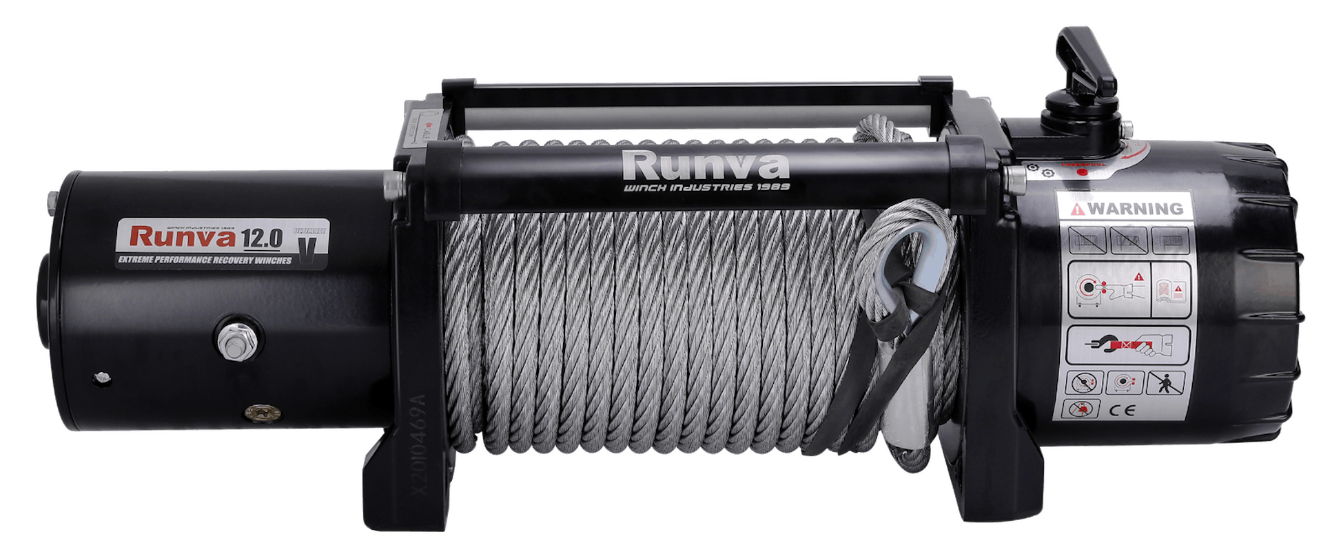 Runva EWV12000 ULTIMATE 12V with Steel Cable
