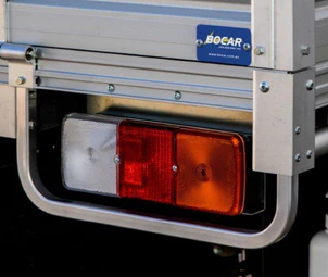 Bocar Deluxe Alloy Tray Taillight Protectors (Pair)