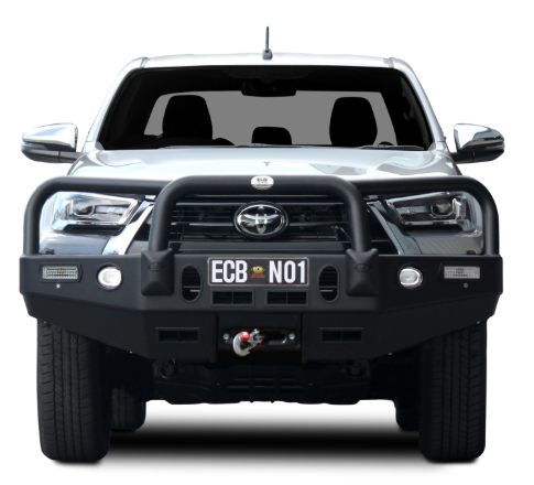 ECB Toyota Hilux SR & SR5 Wide Cab Winch Bullbar (09/20 to 02/24)